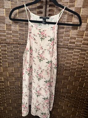 Forever 21 Pink Floral Spaghetti Strap Sundress